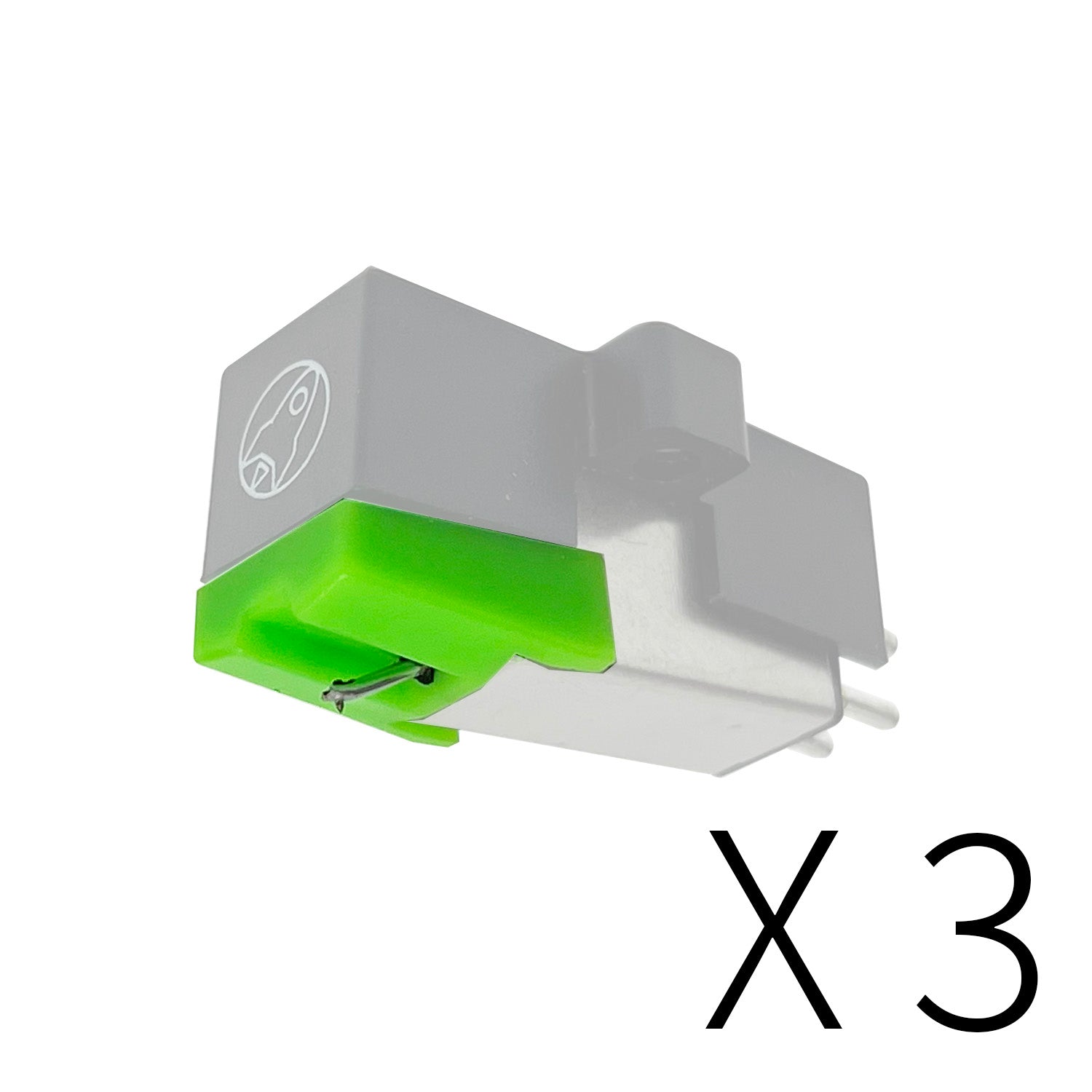 3 X Replacement Needles / Stylus AR-N60 Rocket Moving Magnet Cartridge