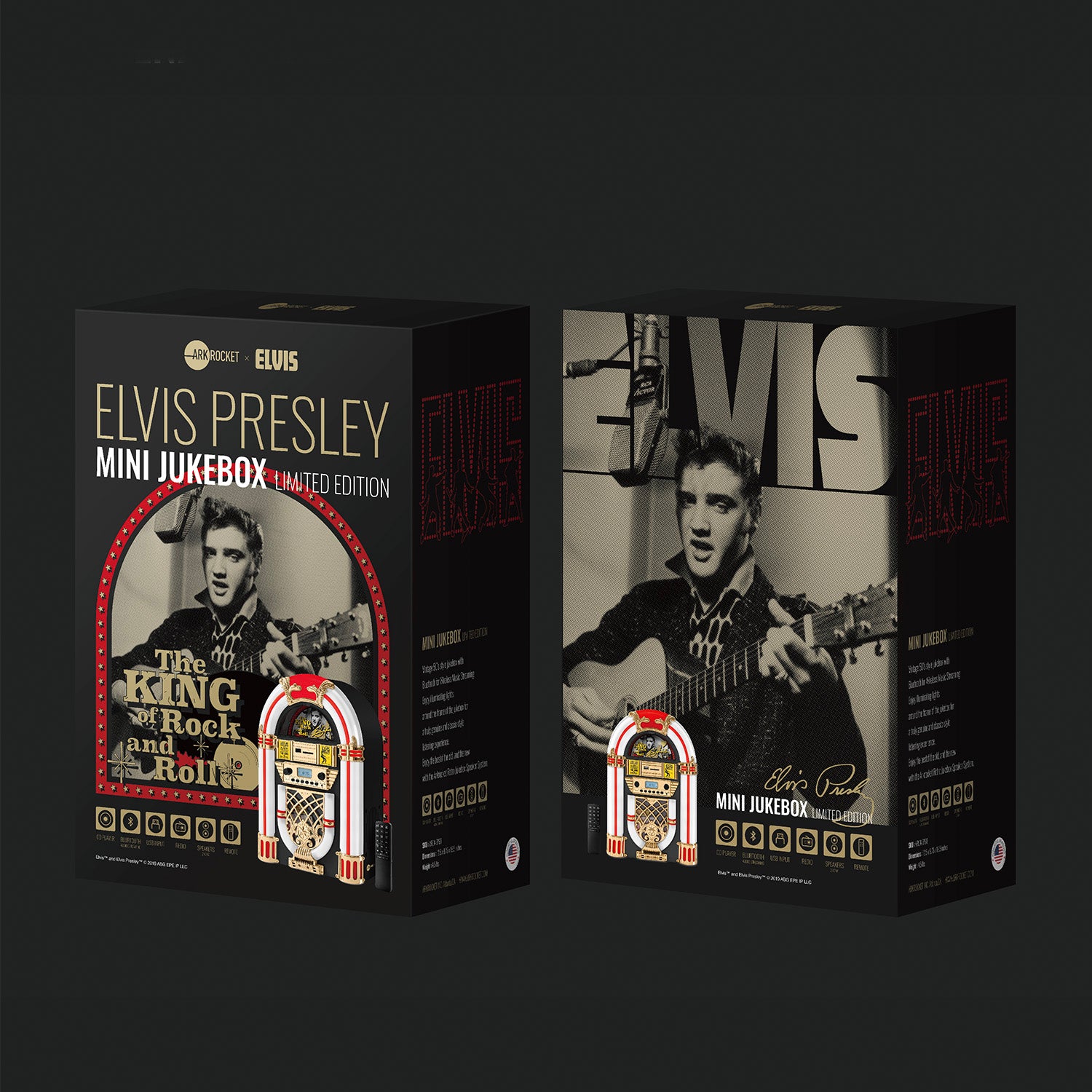 Arkrocket x Elvis Presley Athena Mini Jukebox