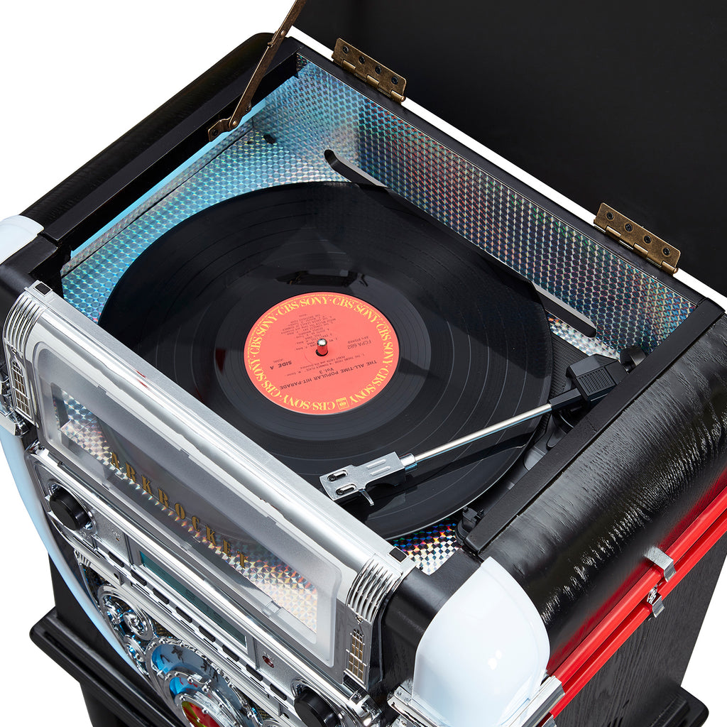 Boston Tabletop Jukebox Record Player Entertainment System