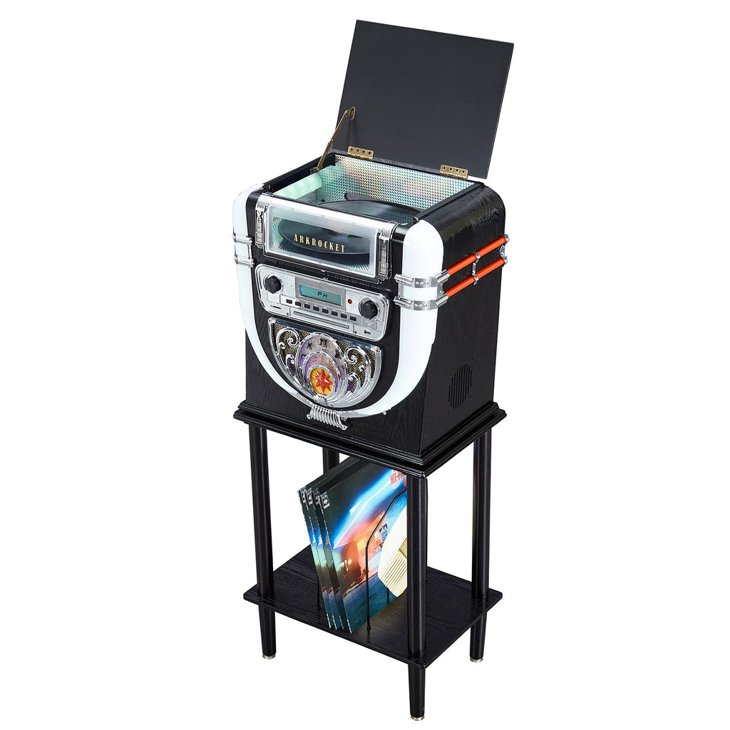 Boston Tabletop Jukebox Record Player Entertainment System