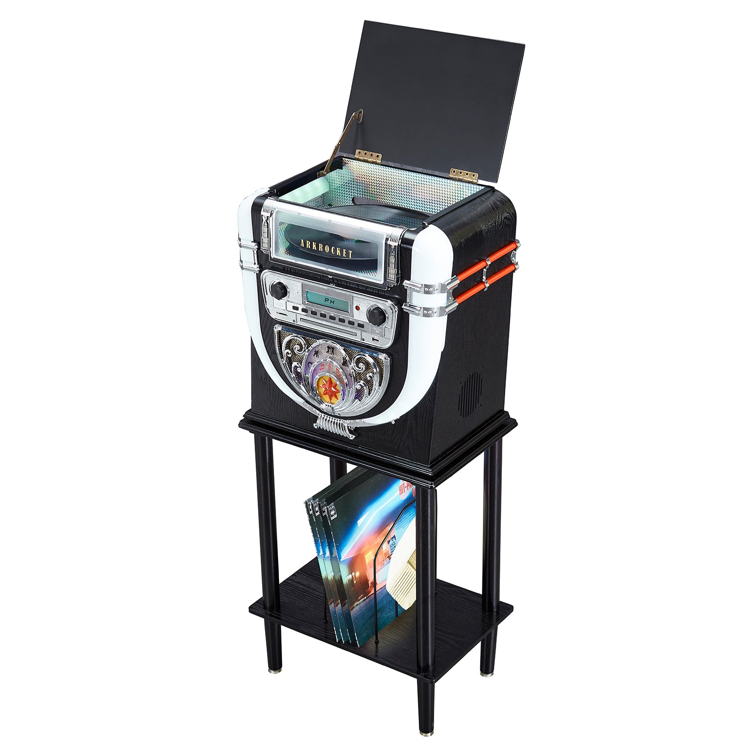 Boston Tabletop Jukebox Record Player Entertainment System