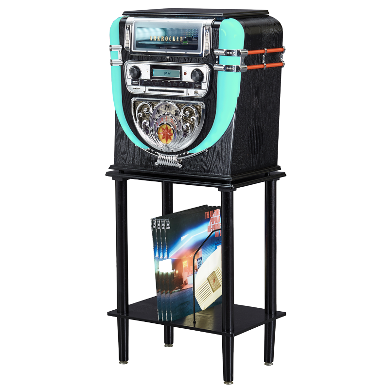 Boston Tabletop Jukebox Record Player Entertainment System