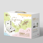 Ginny Portable Mini Bluetooth CD Player - White