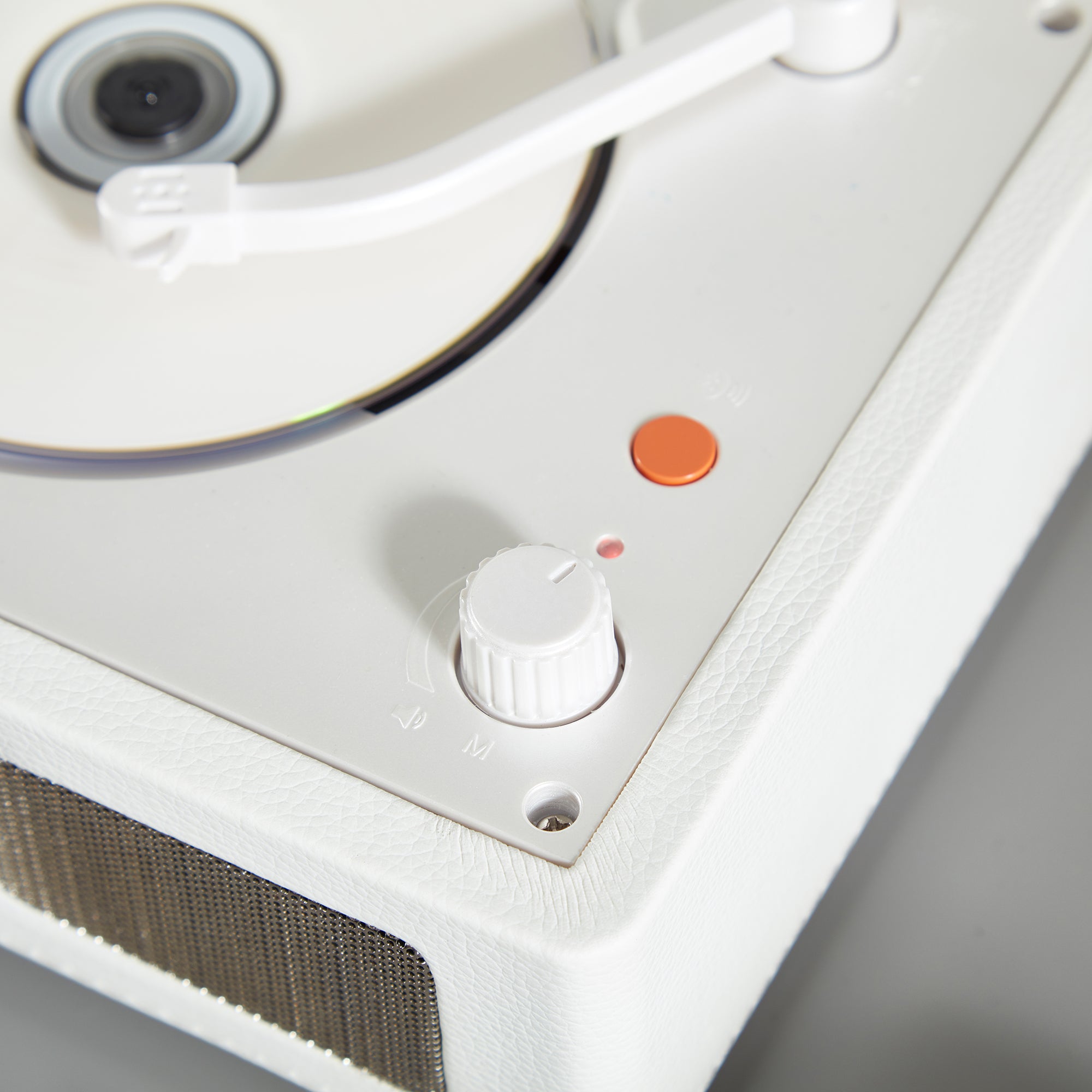 Ginny Portable Mini Bluetooth CD Player - White