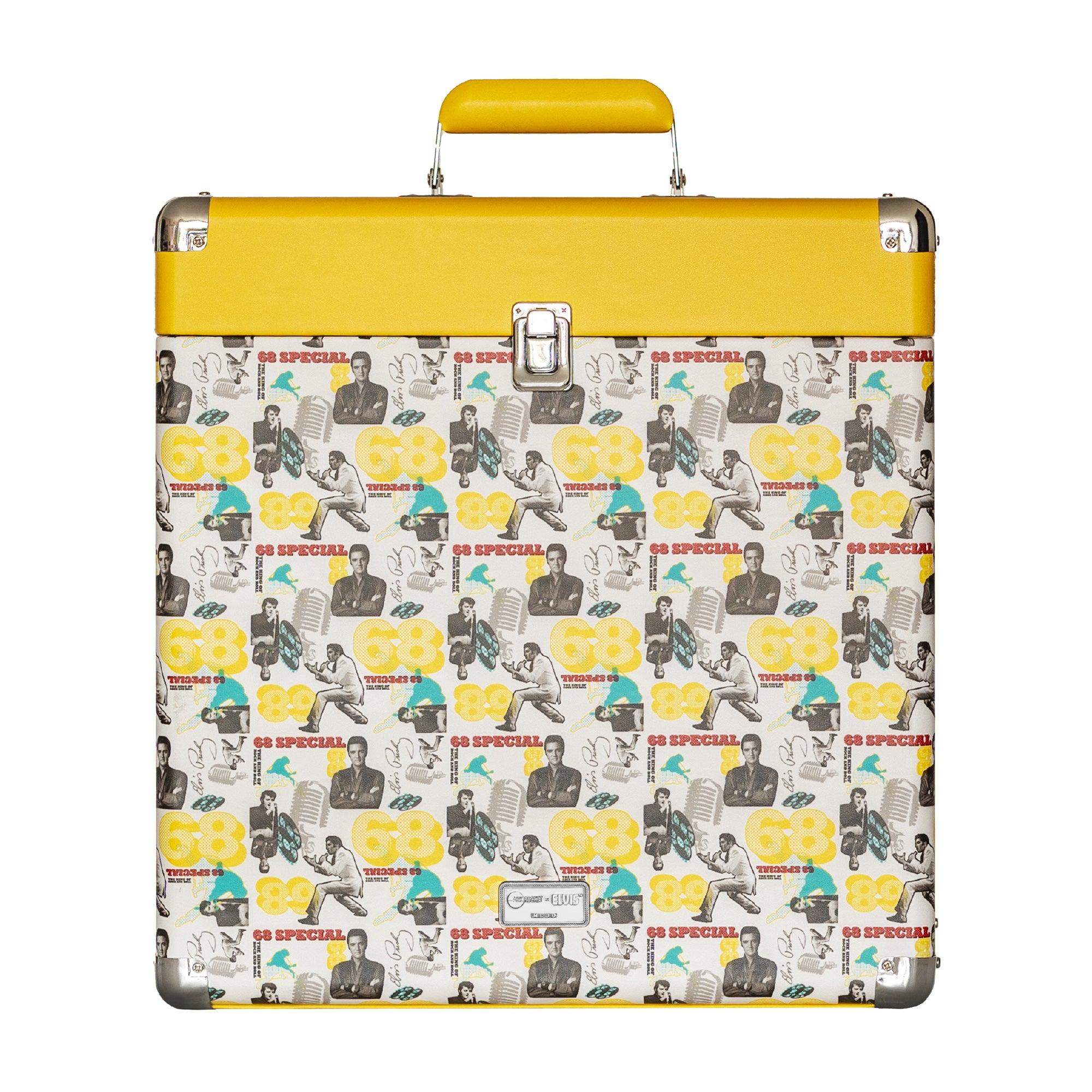 Arkrocket x Elvis Presley Artemis Vinyl Record Storage Case - Yellow/White