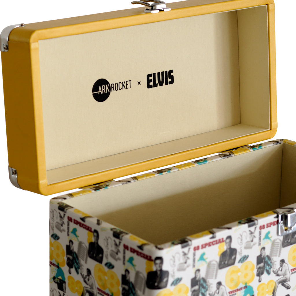 Arkrocket x Elvis Presley Artemis Vinyl Record Storage Case - Yellow/White