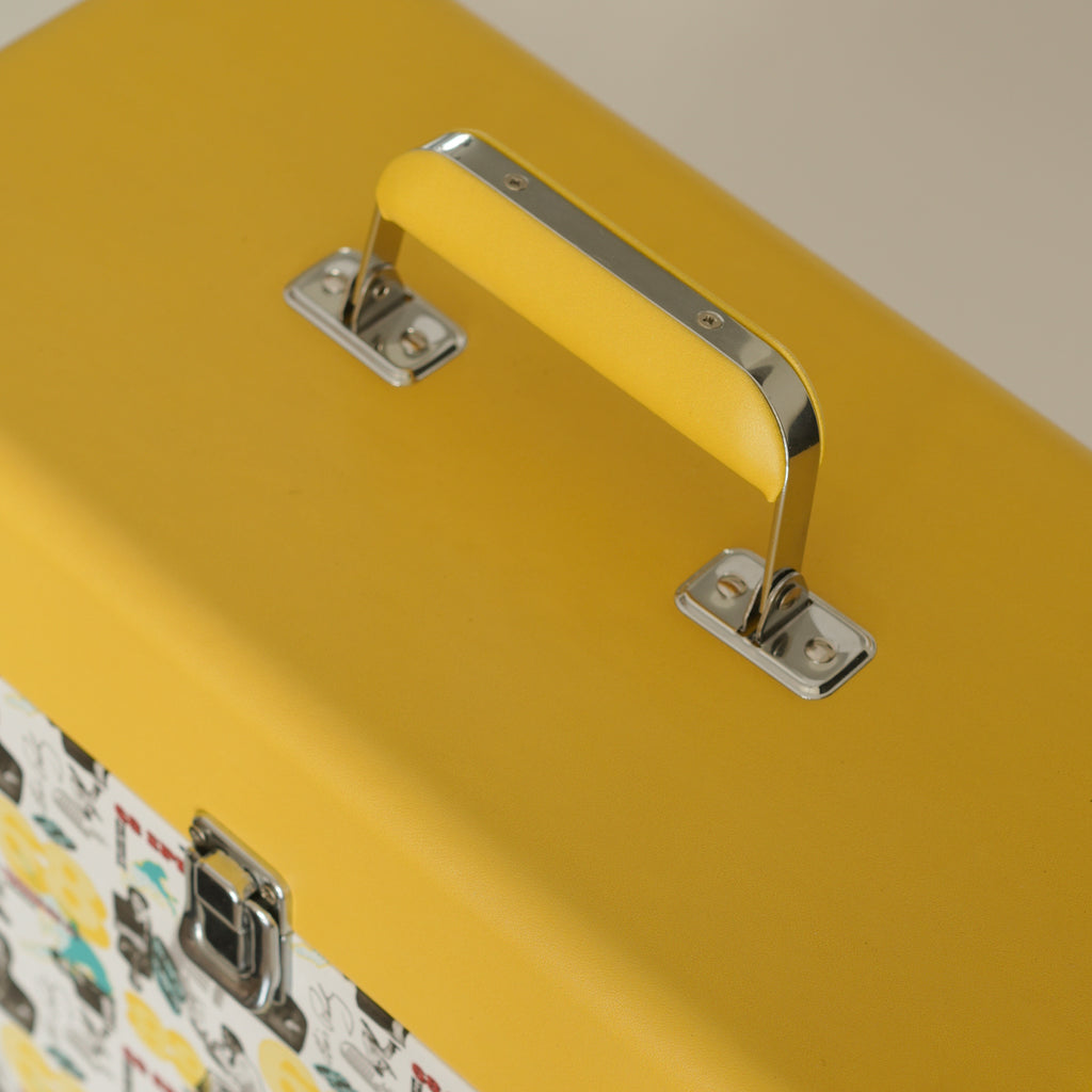 Arkrocket x Elvis Presley Artemis Vinyl Record Storage Case - Yellow/White
