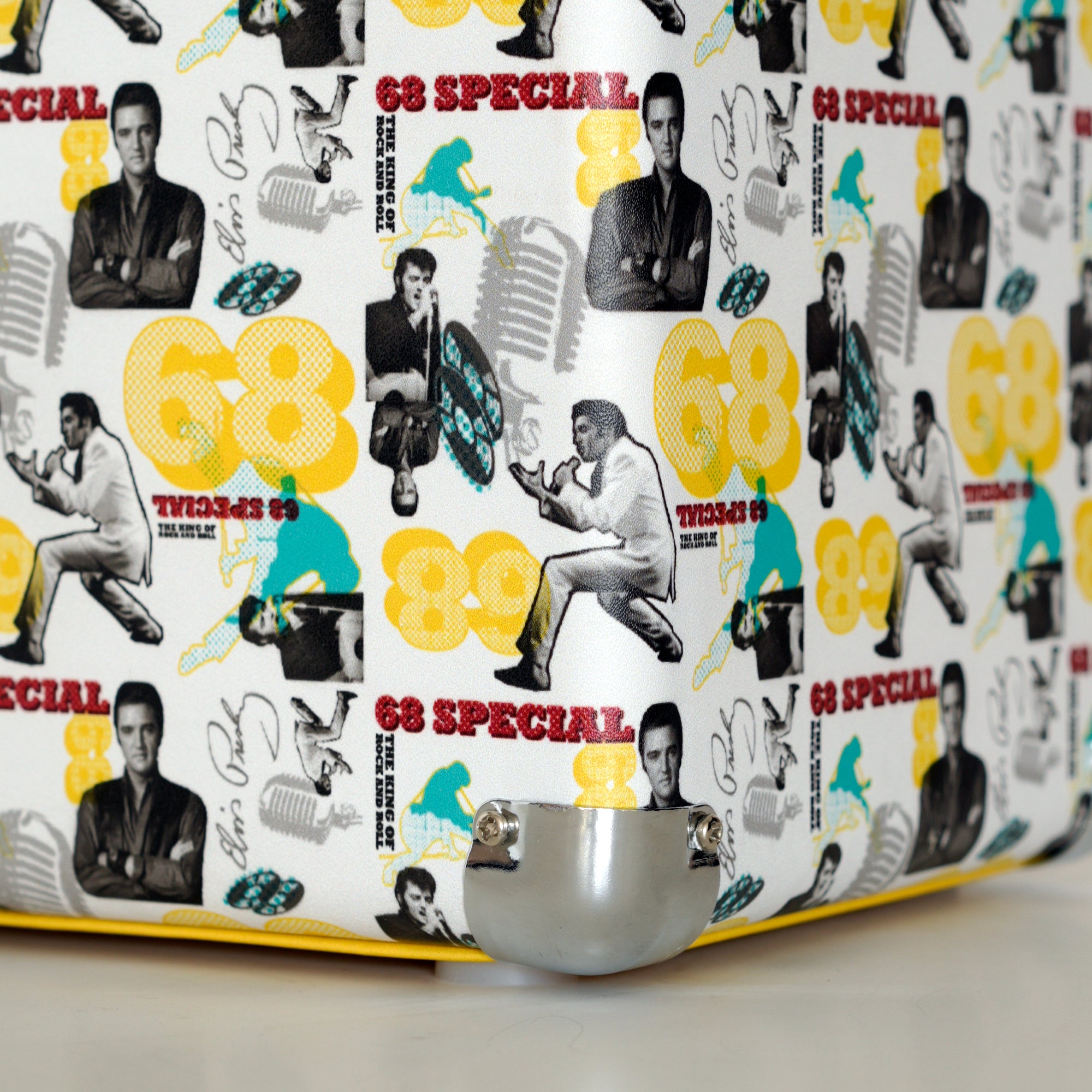 Arkrocket x Elvis Presley Artemis Vinyl Record Storage Case - Yellow/White