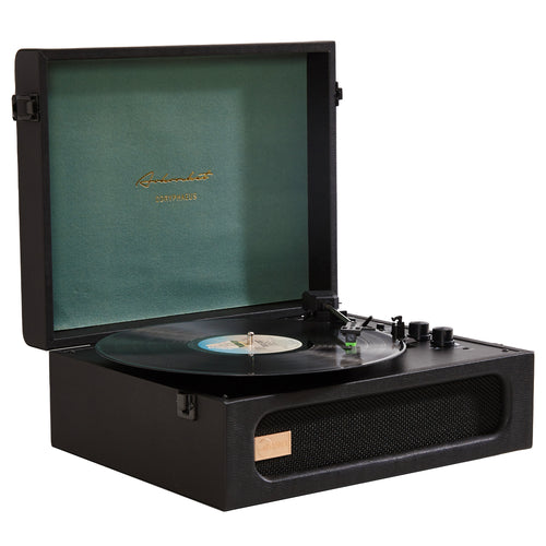 Arkrocket Coryphaeus Bluetooth Turntable (Deluxe Edition - Black Green)