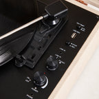 Coryphaeus Flora Engraved Bluetooth Portable Record Player