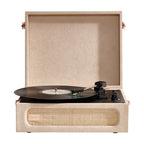 Coryphaeus Flora Engraved Bluetooth Portable Record Player