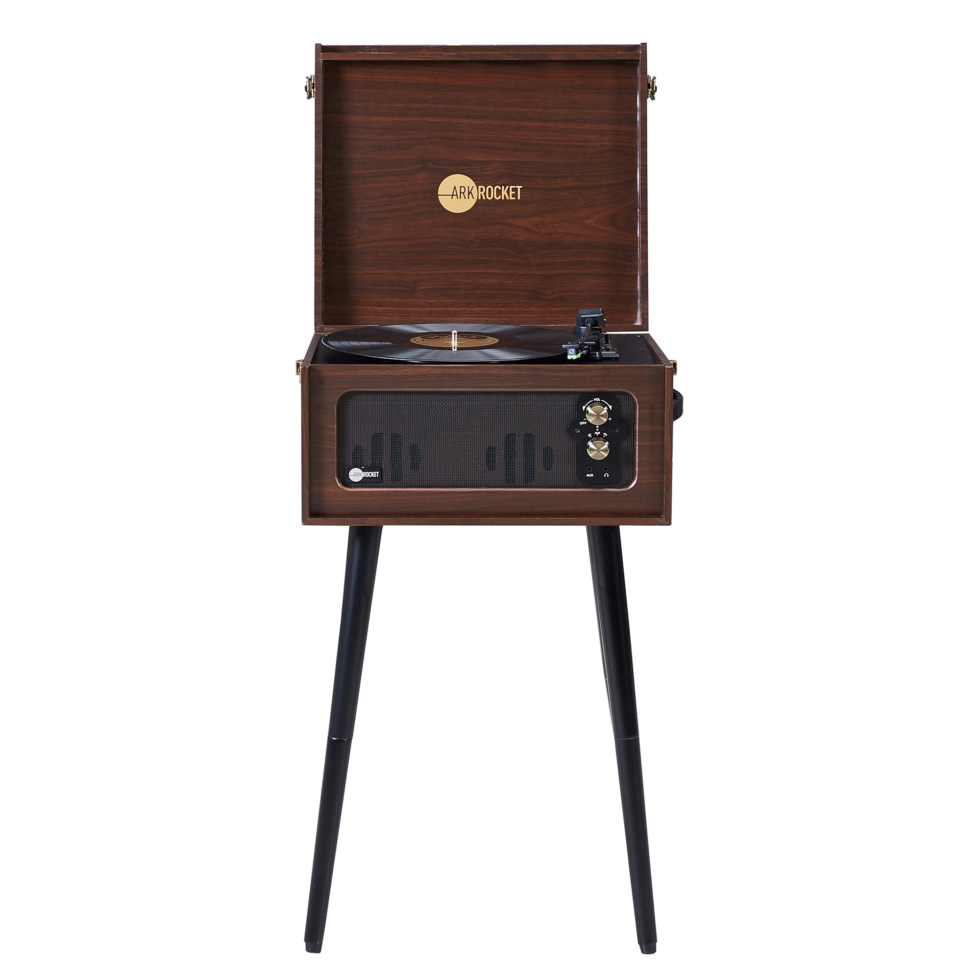 Discovery II Bluetooth Console Record Player - Espresso