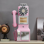 Ryan Bros. American Retro 1950's Payphone with Coin Bank - Pink