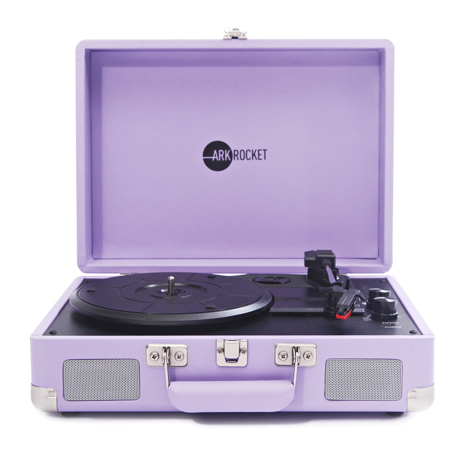Curiosity III Suitcase Bluetooth Turntable — Lavender — view 1