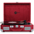 Curiosity III Suitcase Bluetooth Turntable — Burgundy Velvet — view 1