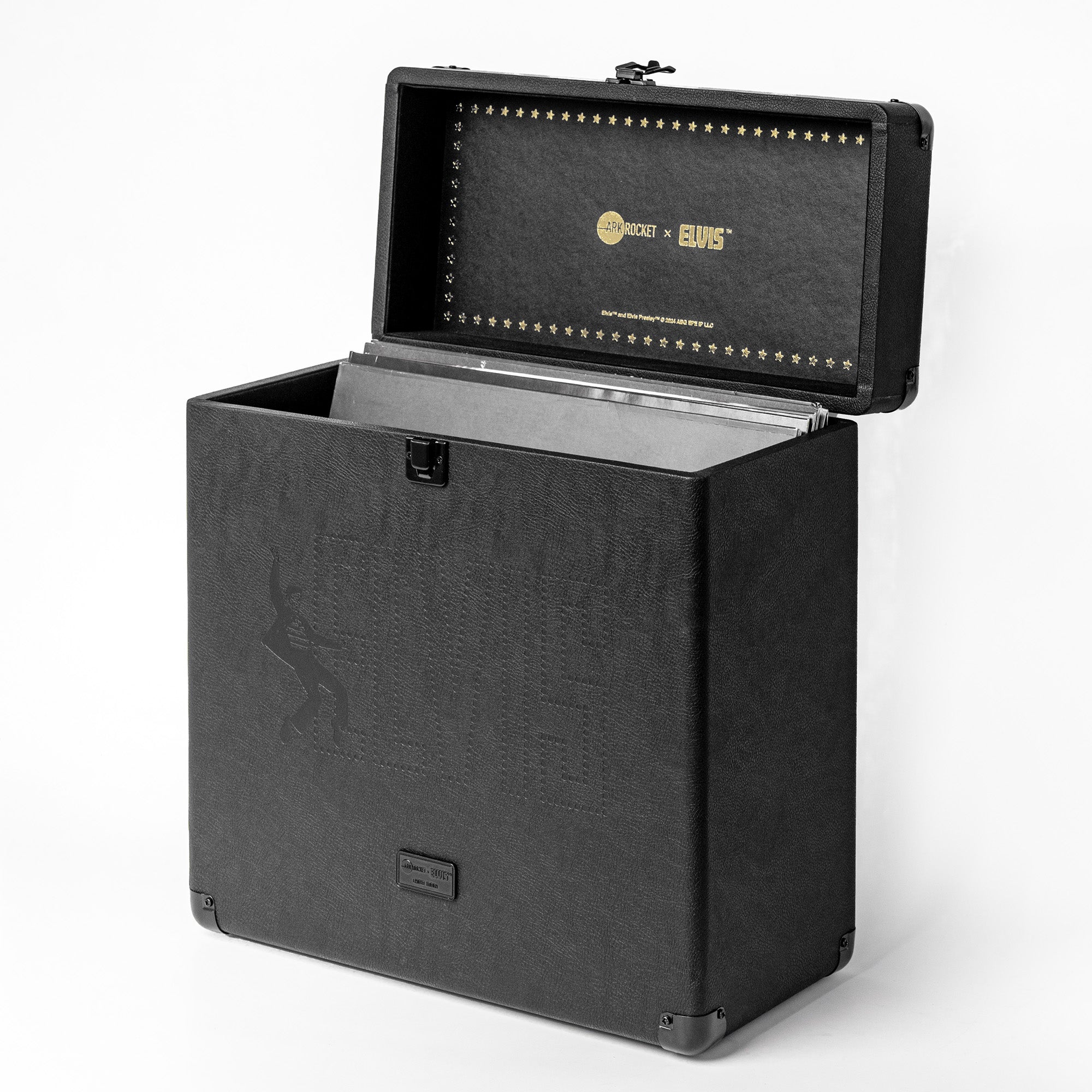 Elvis Presley ’68 Records Storage Case — Black & Gold — view 1
