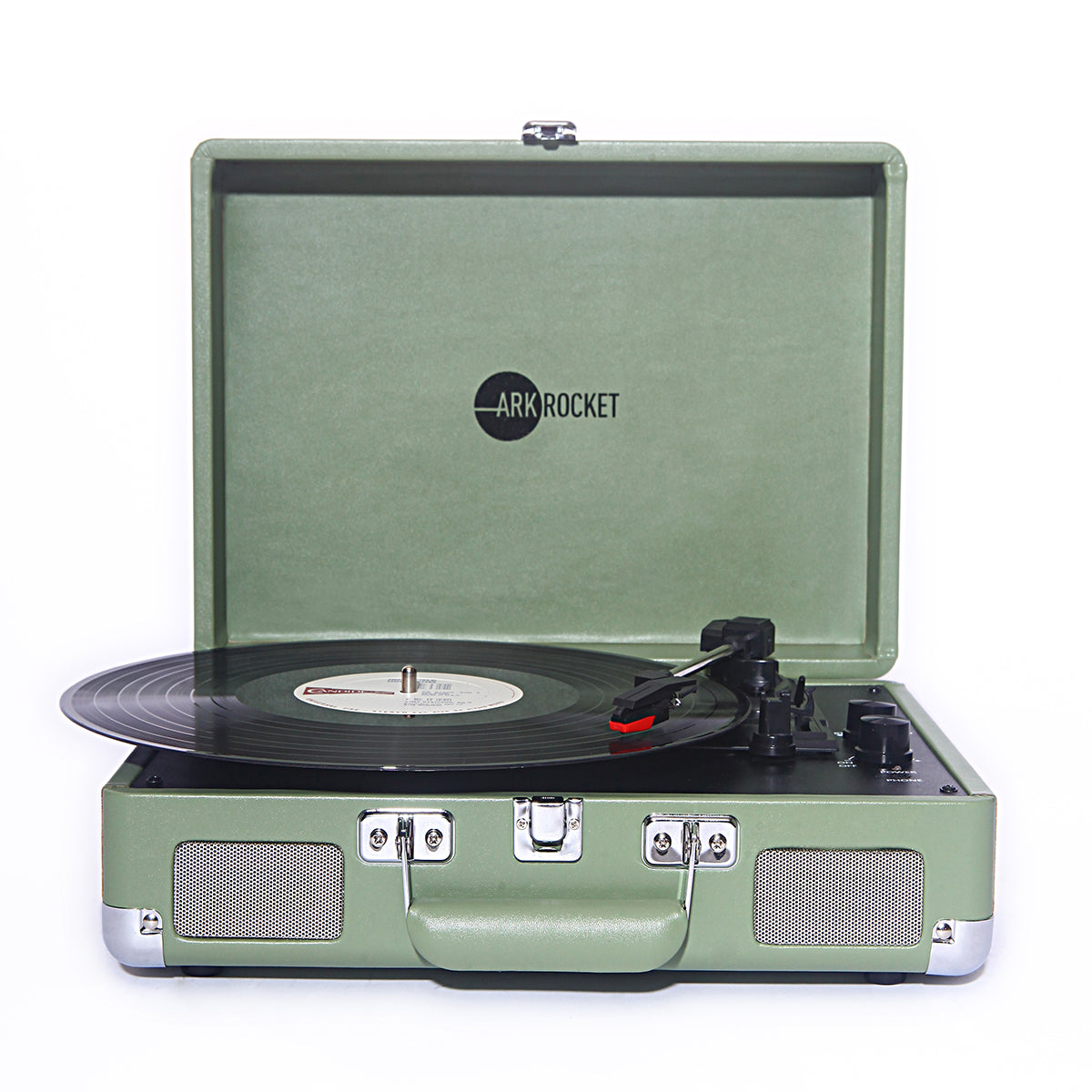 Curiosity III Suitcase Bluetooth Turntable — Matcha — view 1