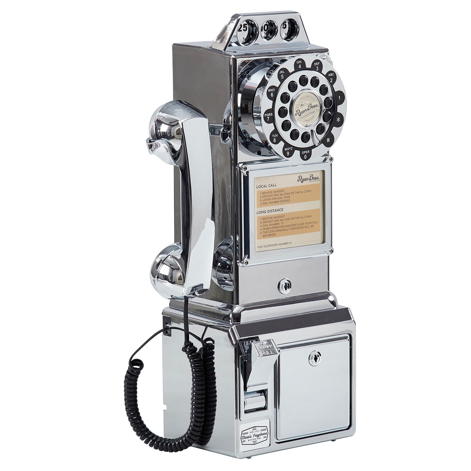 RB Payphone — Silver — view 1