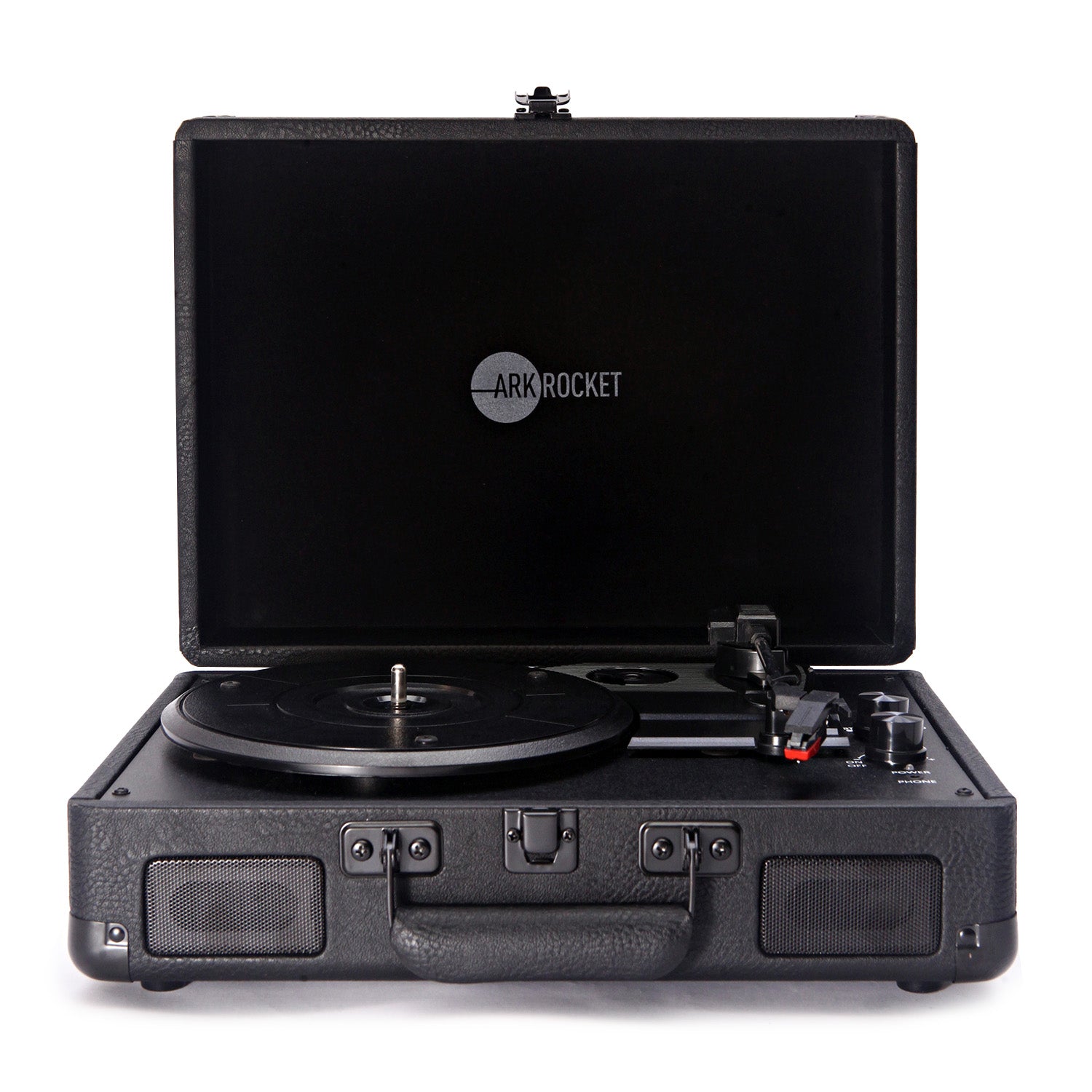 Curiosity III Suitcase Bluetooth Turntable — Black — view 1