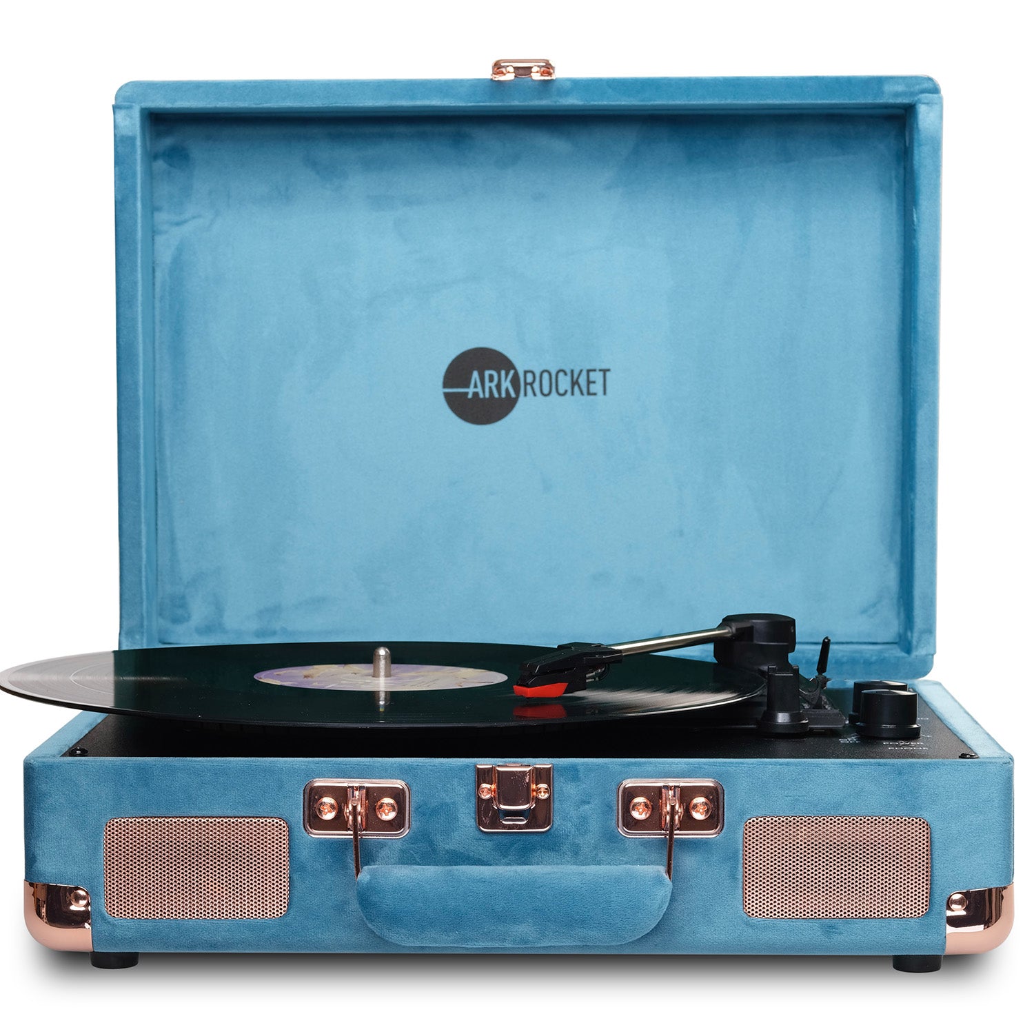 Curiosity III Suitcase Bluetooth Turntable — Ocean Velvet — view 1