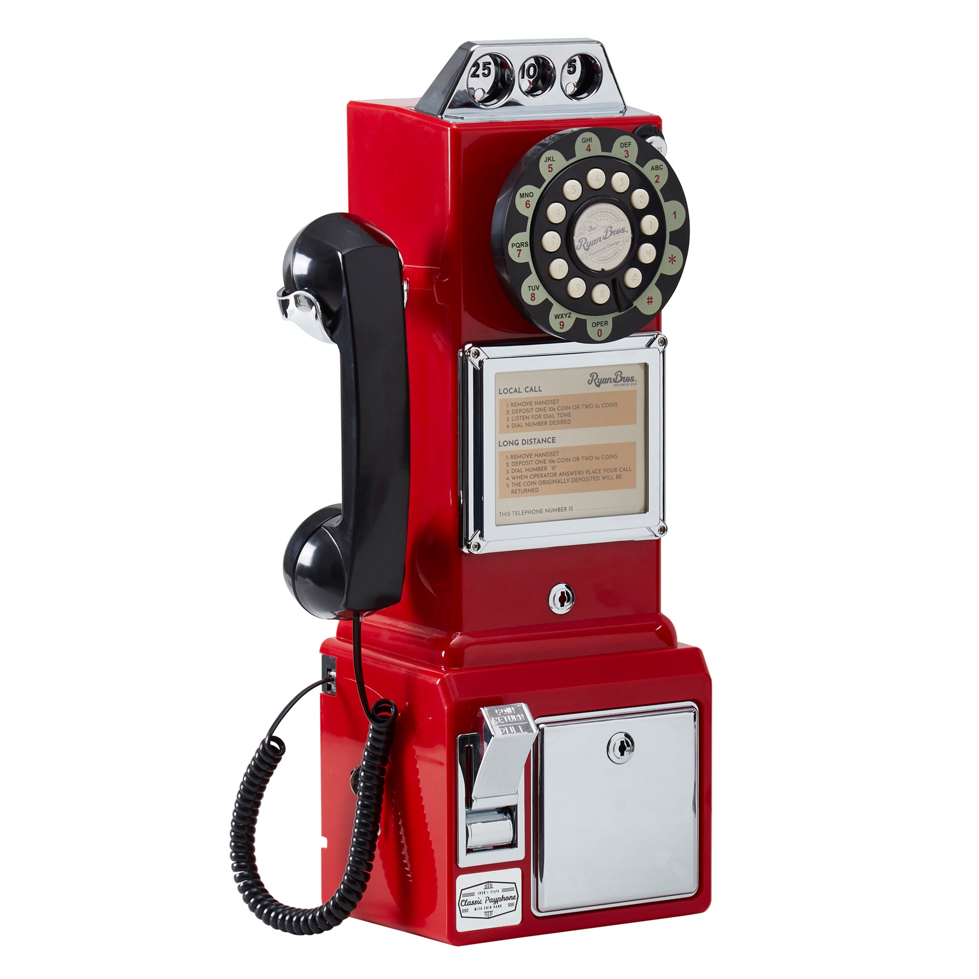 RB Payphone — Red — view 1